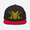 Samurai Mask Snapback Hat Black Red - Samurai Original