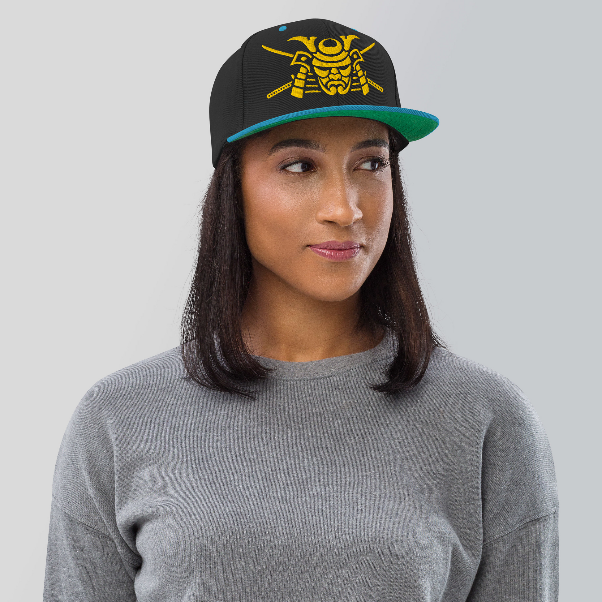 Samurai Mask Snapback Hat - Samurai Original