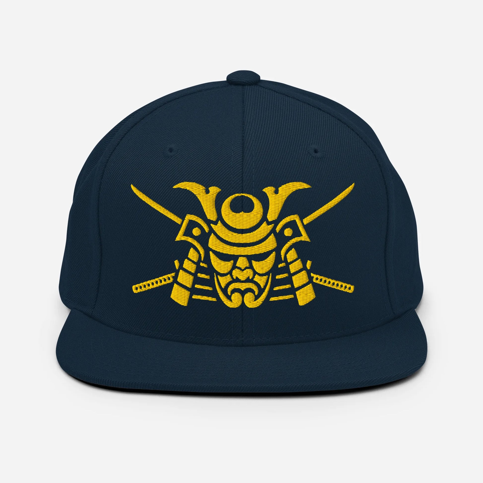 Samurai Mask Snapback Hat Dark Navy - Samurai Original