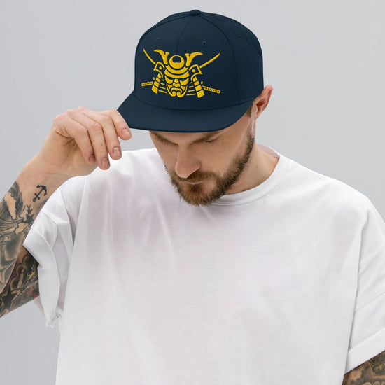 Samurai Mask Snapback Hat - Samurai Original