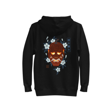Hannya Pumpkin Halloween Japanese Ukiyo-e Unisex Hoodie