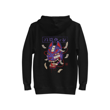 Kitsune Mask Halloween Unisex Hoodie