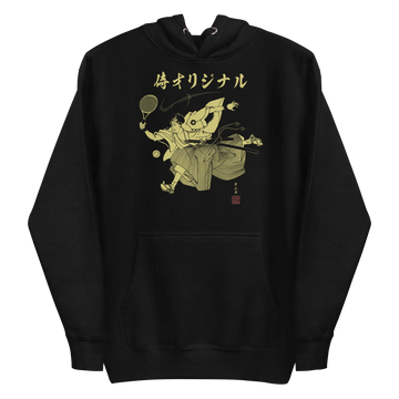 Samurai Tennis Japanese Ukiyo-e Unisex Hoodie No.3