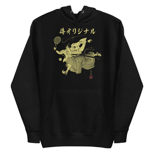 Samurai Tennis Japanese Ukiyo-e Unisex Hoodie No.3