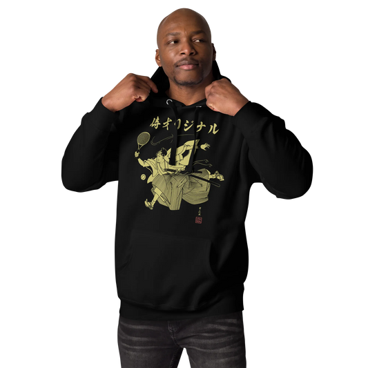Samurai Tennis Japanese Ukiyo-e Unisex Hoodie No.3 - Samurai Original