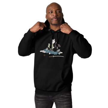 Samurai Cat & The Book of Five Rings Unisex Hoodie