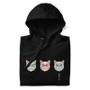 The Kabuki Neko Trio Unisex Hoodie