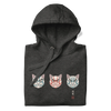 The Kabuki Neko Trio Unisex Hoodie