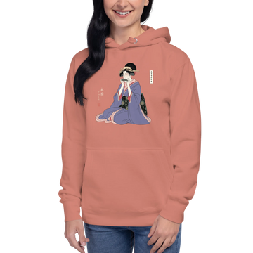 Geisha Harmonica Japanese Ukiyo-e Unisex Hoodie - Samurai Original