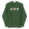 The Kabuki Neko Trio Unisex Hoodie