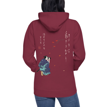 Samurai Photographer Japanese Ukiyo-e Unisex Hoodie - Samurai Original