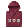 The Kabuki Neko Trio Unisex Hoodie