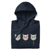 The Kabuki Neko Trio Unisex Hoodie