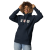 The Kabuki Neko Trio Unisex Hoodie