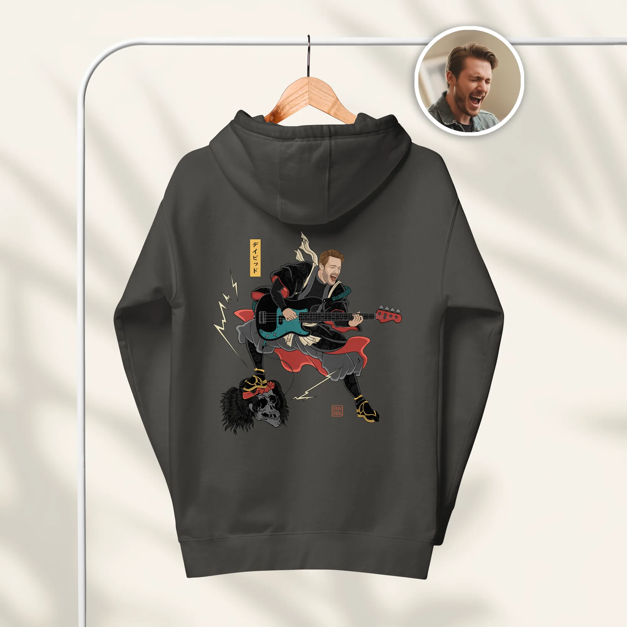 小物 THE EDOONI hoodie muffler THE EDOONI hoodie muffler BLACK