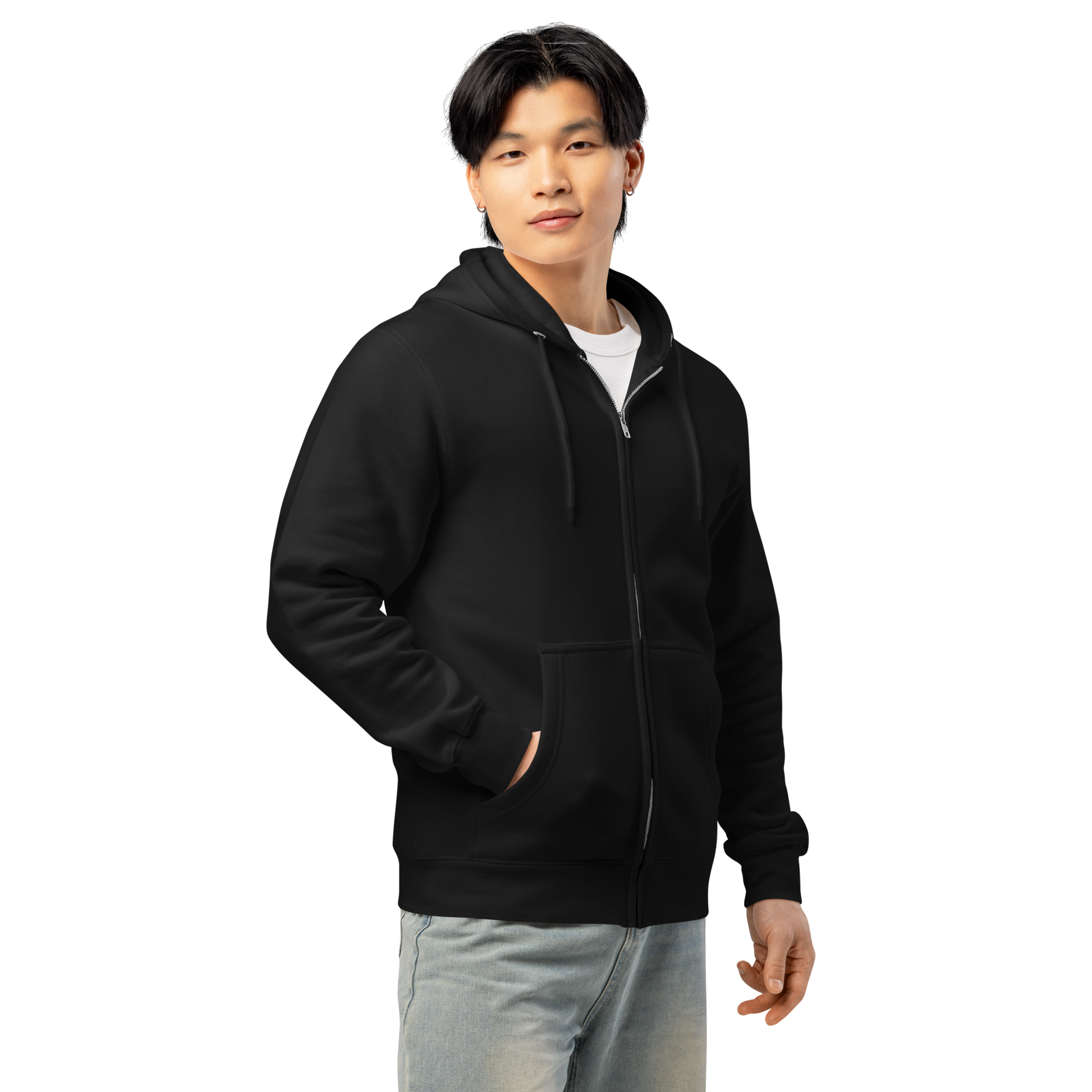 Samurai Contrabass Ukiyo-e Premium full zip hoodie - Samurai Original