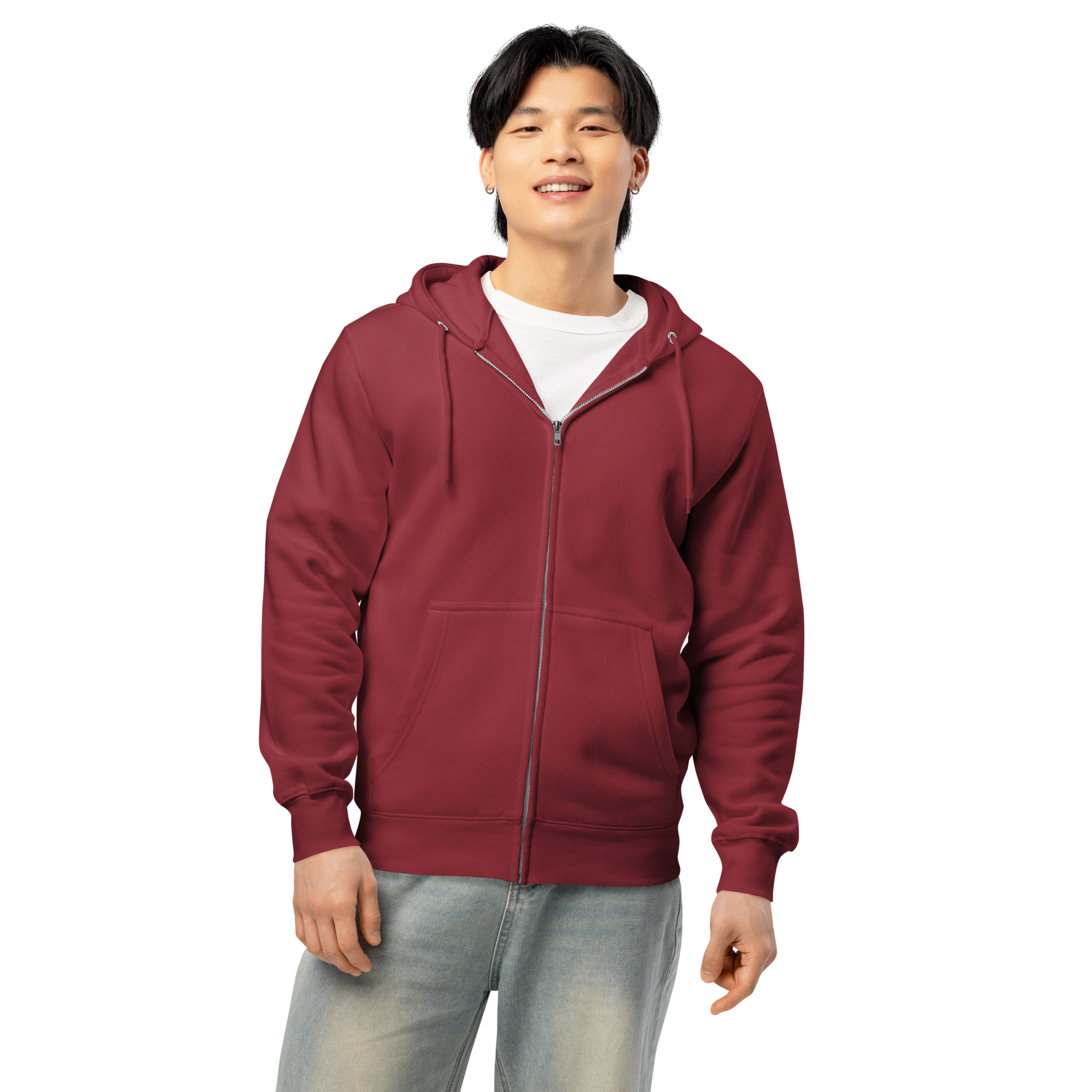 Samurai Contrabass Ukiyo-e Premium full zip hoodie - Samurai Original