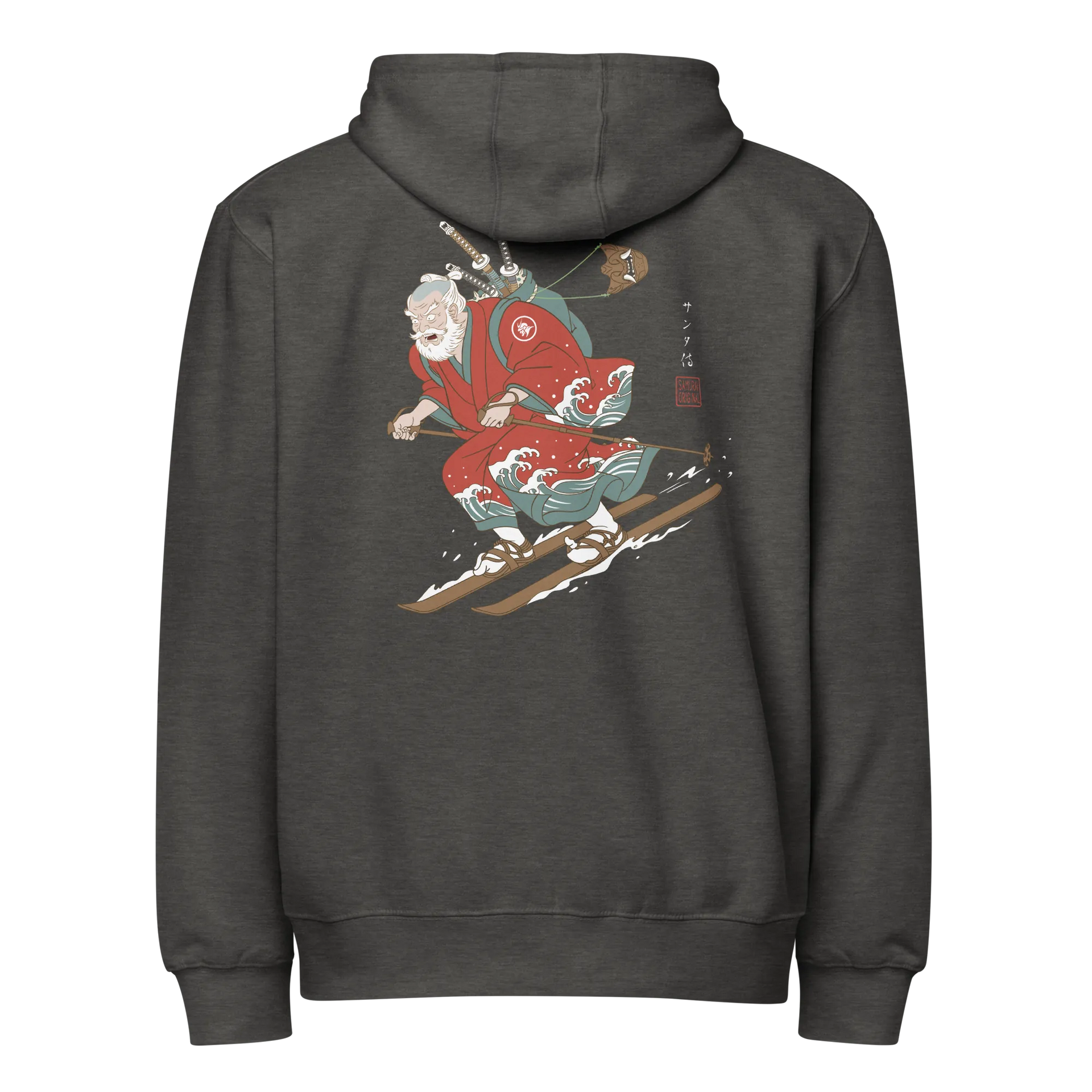 メンズウェア Samurai Santa Samurai Ski Edition Premium full zip hoodie – Samurai Original