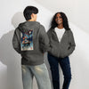 Samurai Vibraphonist Player Ukiyo-e Premium full zip hoodie