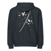 Sakura Katana Samurai Premium full zip hoodie