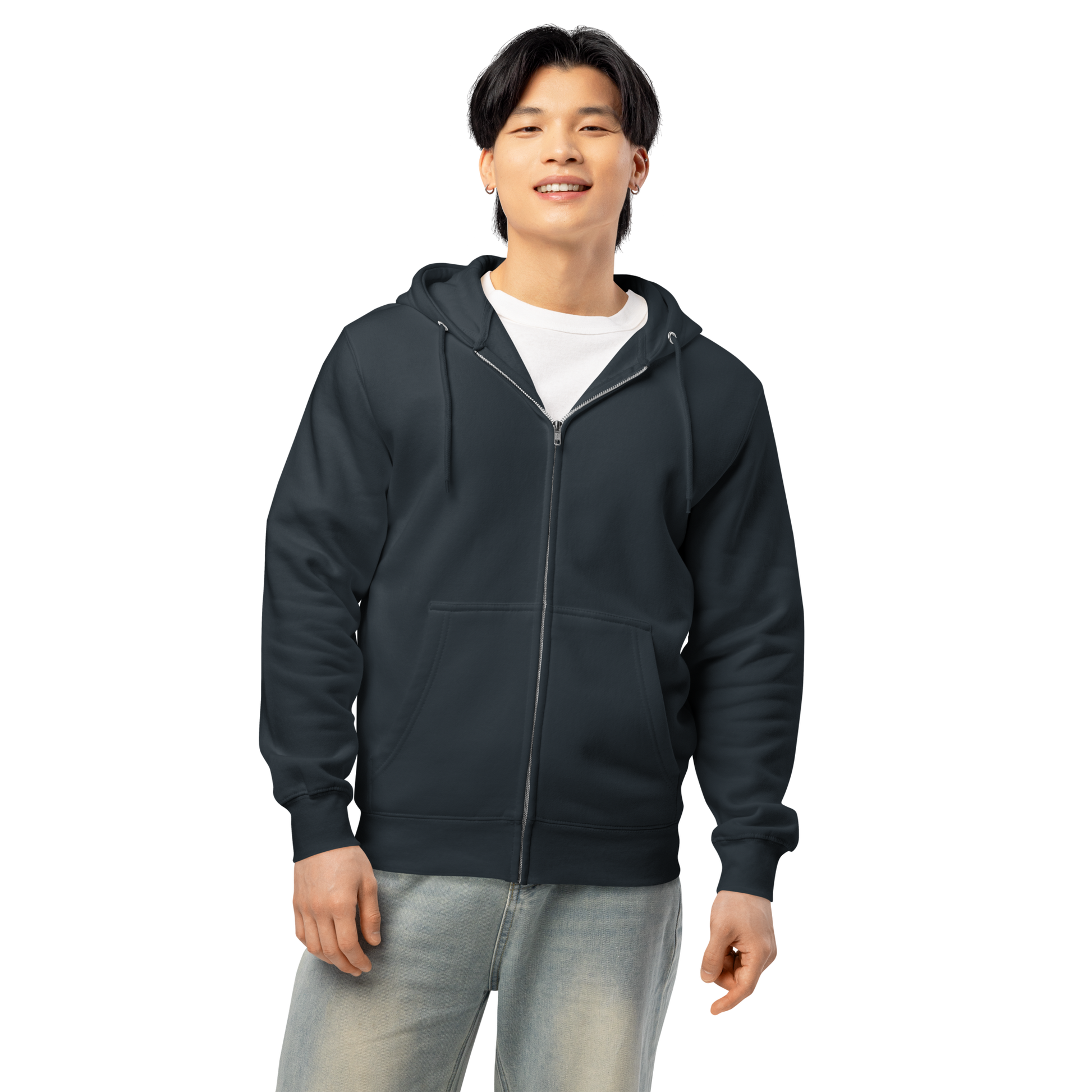 Samurai Contrabass Ukiyo-e Premium full zip hoodie - Samurai Original