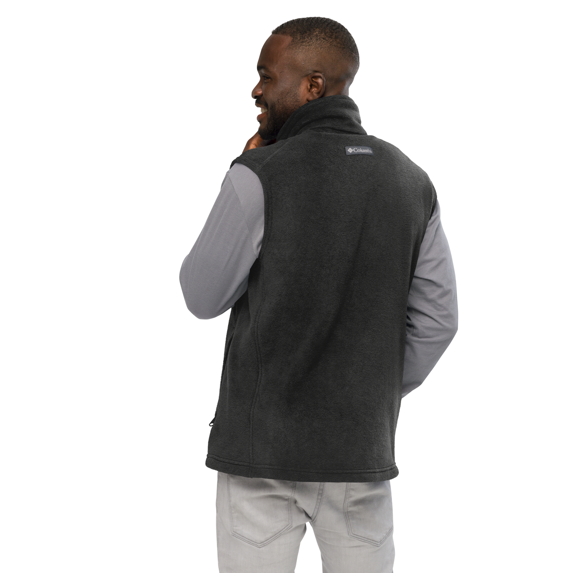Mono No Aware Japanese Calligraphy Men’s Columbia fleece vest - Samurai Original