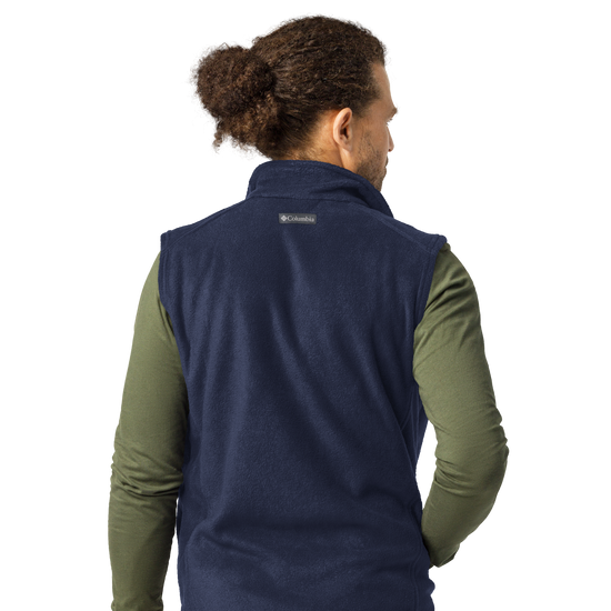 Mono No Aware Japanese Calligraphy Men’s Columbia fleece vest - Samurai Original