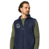 Mono No Aware Japanese Calligraphy Men’s Columbia fleece vest - Samurai Original
