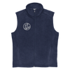 Mono No Aware Japanese Calligraphy Men’s Columbia fleece vest Collegiate Navy - Samurai Original
