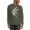 Custom name Men’s Long Sleeve Shirt - Samurai Original