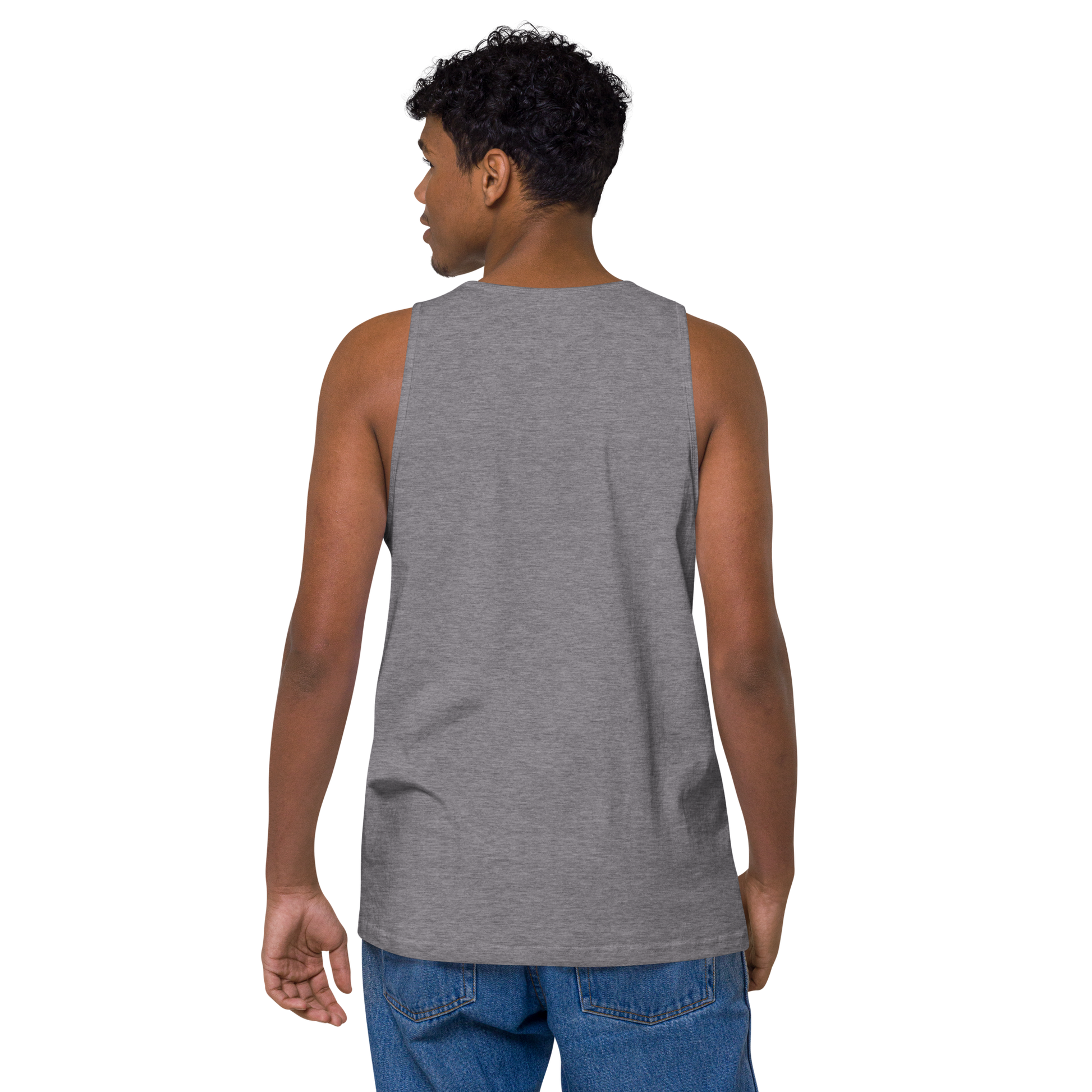 Ronin Guitar Blues Japanese Art Men's Premium Tank Top - Samurai Original