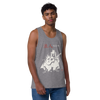 Ronin Guitar Blues Japanese Art Men's Premium Tank Top - Samurai Original