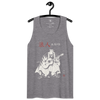 Ronin Guitar Blues Japanese Art Men's Premium Tank Top - Samurai Original