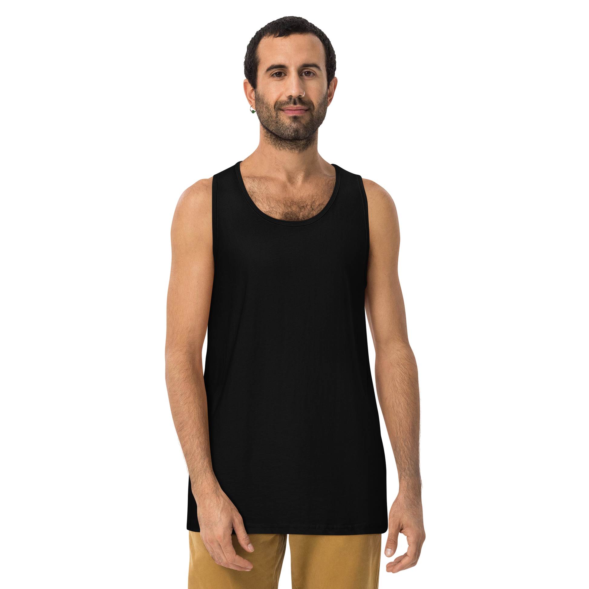 Mushin Japanese Zen Philosophy Men's Premium Tank Top - Samurai Original