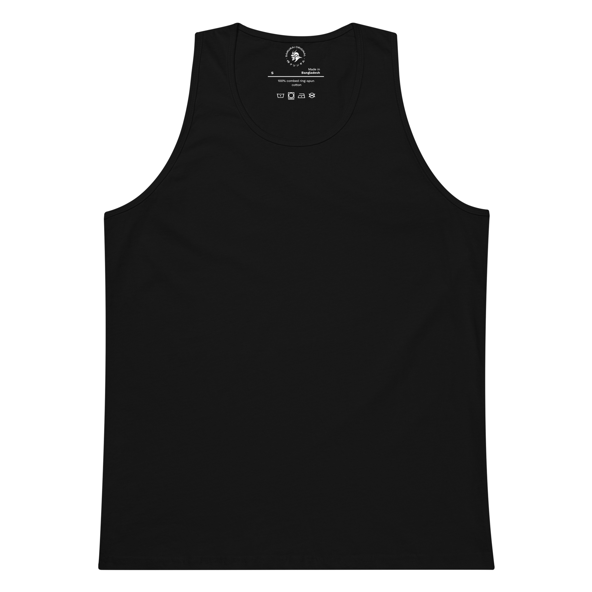 Mushin Japanese Zen Philosophy Men's Premium Tank Top - Samurai Original