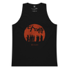 The Seven Samurai Japanese Art Men's Premium Tank Top Black - Samurai Original