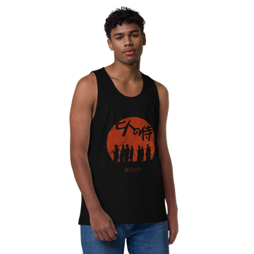 The Seven Samurai Japanese Art Men's Premium Tank Top - Samurai Original