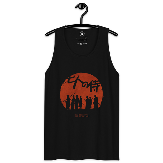 The Seven Samurai Japanese Art Men's Premium Tank Top - Samurai Original