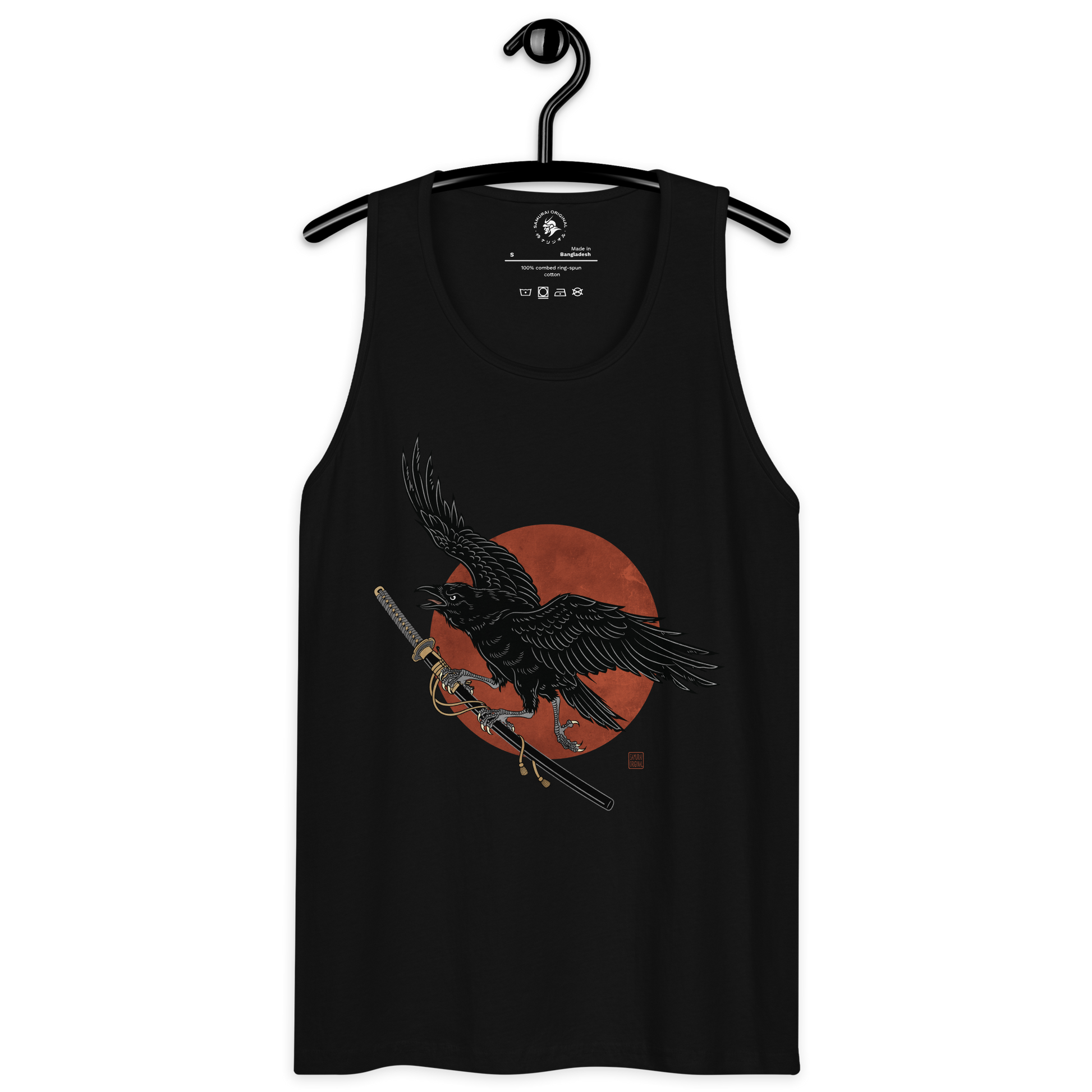 Ronin Raven Men’s premium tank top - Samurai Original