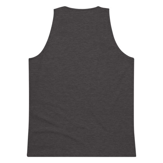 Japanese Crane and Pine Tree Ukiyo-e Men's Premium Tank Top - Samurai Original