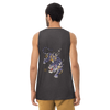 Tiger Flame Japanese Art Men's Premium Tank Top - Samurai Original