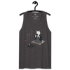 Cat Samurai Tea Ceremony Ukiyo-e Men's Premium Tank Top - Samurai Original