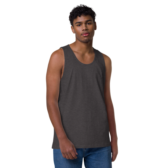 Mushin Japanese Zen Philosophy Men's Premium Tank Top - Samurai Original