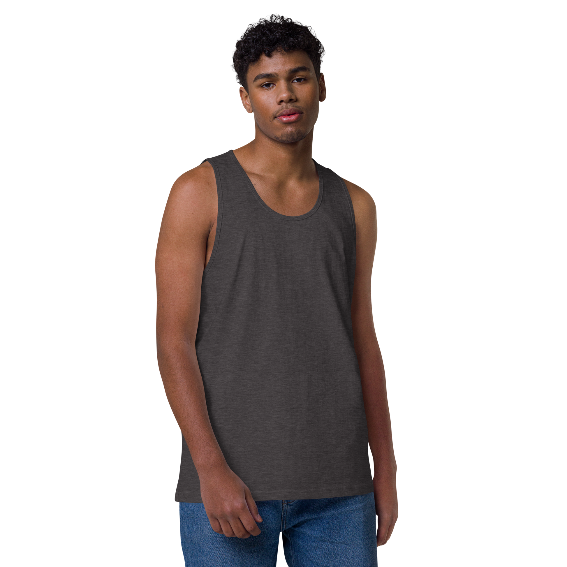 Mushin Japanese Zen Philosophy Men's Premium Tank Top - Samurai Original