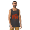 The Seven Samurai Japanese Art Men's Premium Tank Top - Samurai Original