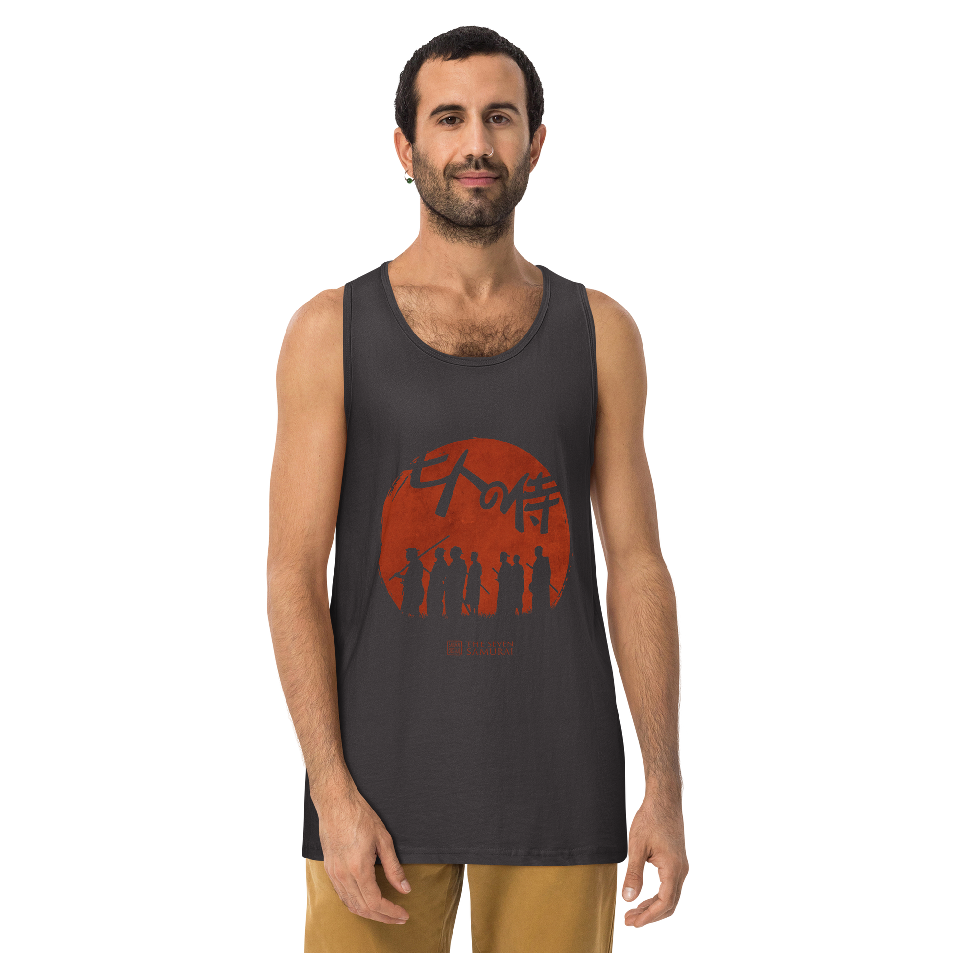 The Seven Samurai Japanese Art Men's Premium Tank Top - Samurai Original
