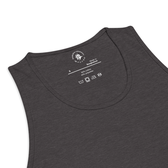 Mushin Japanese Zen Philosophy Men's Premium Tank Top - Samurai Original