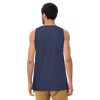 Japanese Crane and Pine Tree Ukiyo-e Men's Premium Tank Top - Samurai Original