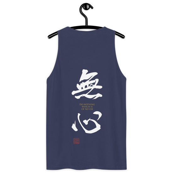 Mushin Japanese Zen Philosophy Men's Premium Tank Top - Samurai Original
