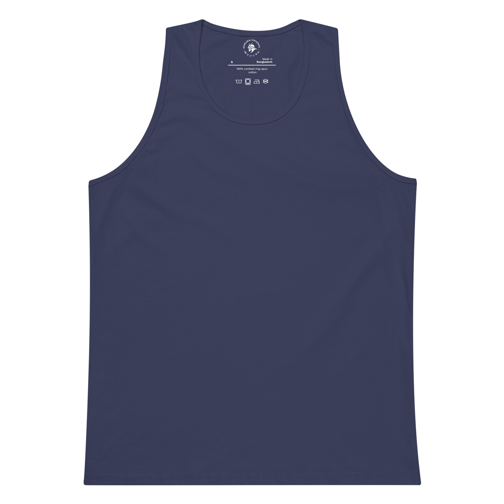 Mushin Japanese Zen Philosophy Men's Premium Tank Top - Samurai Original